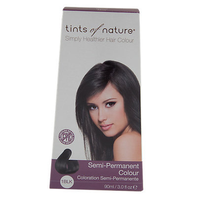 Tints Of Nature - Semi-Permanent Hair Color Black - 3 oz.