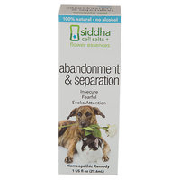 Siddha - Cell Salts Flower Essences Pets Abandonment & Separation Homeopathic Remedy - 1 oz.