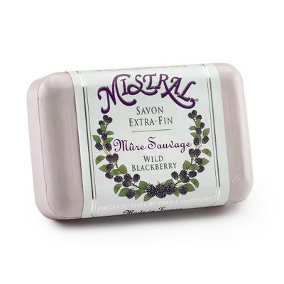 Mistral Shea Butter Soap, Wild Blackberry, 7-Ounce Bar