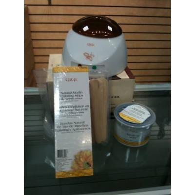 GiGi Azulene Wax Hair Removal Waxing Warmer Strips Kit