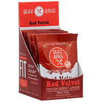 Buff Bake Protein Peanut Spread, Red Velvet, 10 - 1.15 Squeeze Packs