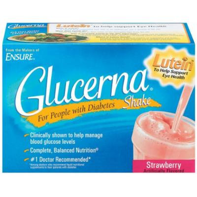 Glucerna Nutritional Shake, Straw-Very-berry, 24- 8 Fluid Ounce Cans