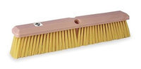 TOUGH GUY 1A841 Push Broom, Ylw Synthetic, GnrlPurpose