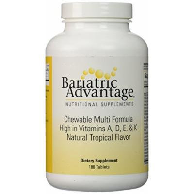 Bariatric Advantage Multi Formula Chewable Natural Tropical -- 180 Tablets