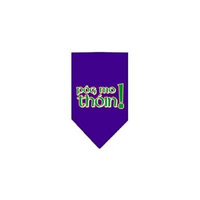 Ahi Pog Mo Thoin Screen Print Bandana Purple Large