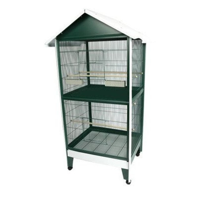 A&e Cage Two Story Pitched Roof Aviary Bird Cage
