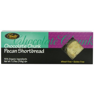 Pamela's Products Chocolate Chunk Pecan Shortbread, 5.29-Ounce Boxes (Pack of 6)