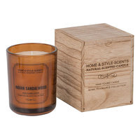 Home & Style Scents Indian Sandalwood 16 oz. Candle (Brown)