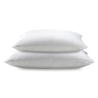 Real Simple 100% Cotton White Down Pillow