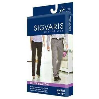 Sigvaris 860 Select Comfort Series 20-30 mmHg Open Toe Unisex Knee High Sock Size: S1, Color: Crispa 66
