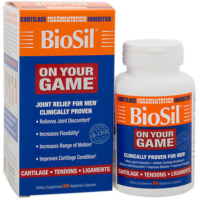 BioSil On Your Game Natural Factors 30 VCaps