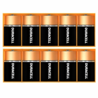 Duracell Coppertop C Alkaline Batteries, 10 ea