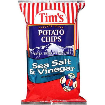 Tim's Cascade Style Tim¬タルs Cascade Style Sea Salt And Vinegar Potato Chips, 8 oz