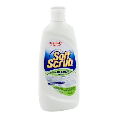 Soft Scrub Bleach Cleanser for Bath & Kitchen