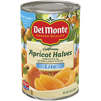 Del Monte® Unpeeled In Extra Light Syrup Apricot Halves Lite