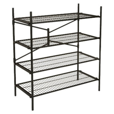 Cosco Garage 4-Shelf Storage Rack - Black