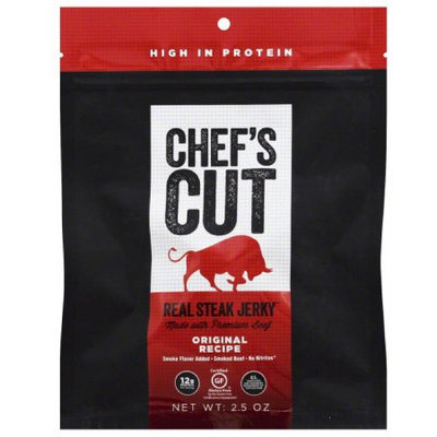 Chefscut Chef's Cut Real Steak Jerky, 2.5 oz, (Pack of 8)
