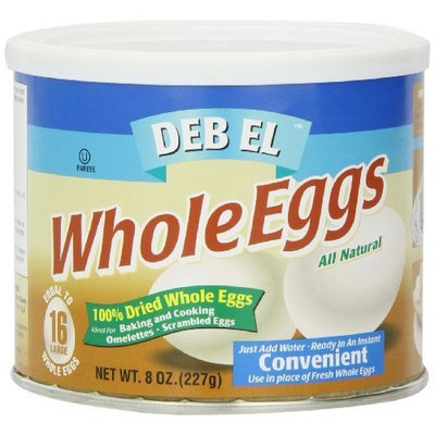 Deb El Deb-El Powdered Whole Eggs, 8-Ounce Containers (Pack of 6)