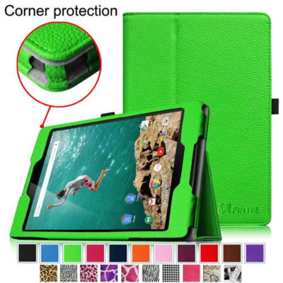 HTC Nexus 9 Case - Fintie Slim Fit Folio Cover for HTC Nexus 9 Tablet (8.9-Inch 2014 Model) by Google, Green