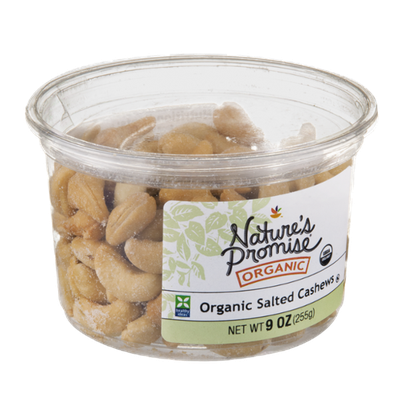 Nature's Promise Organic Cashews Salted Organic