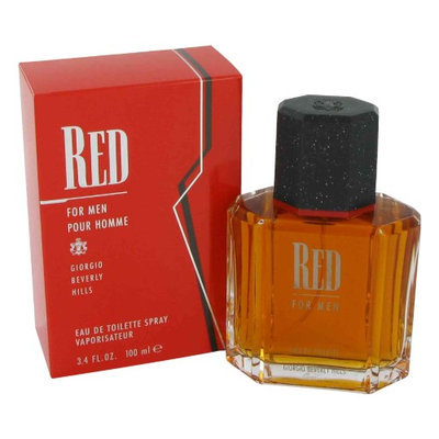 Red By Giorgio Beverly Hills For Men Eau De Toilette Spray 3.4 Oz