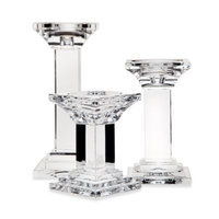Godinger 15710 Black Square Pillar - Set of 3