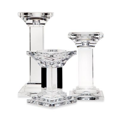 Godinger 15710 Black Square Pillar - Set of 3