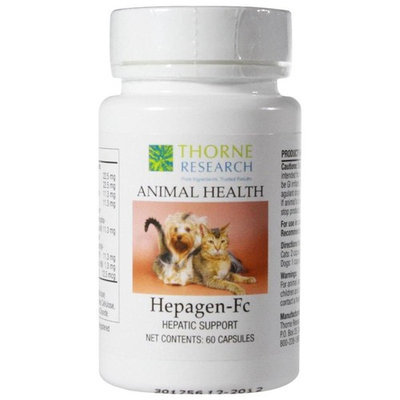 Thorne Research Animal Health Hepagen-Fc 60 Capsules