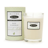 De-luxe de-luxe MAISON Pure Soy Candle, Cucumber Cilantro, 7 oz