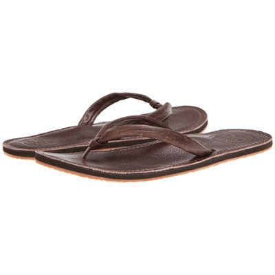 Reef Creamy Leather Flip Flop - Women's Dark Brown, 10.0