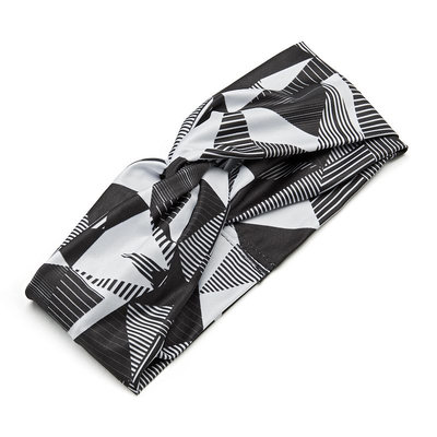 FILA Sport Geometric Knotted Headwrap (Black)