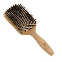 Hana K. Diamond Wood Boar Bristle Square Cushion Brush