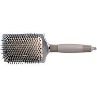 Olivia Garden Ceramic + Ion Anti-Static Cushioned Square Paddle Brush