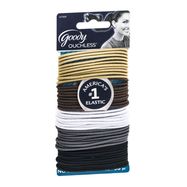 Goody Ouchless No Metal Elastics - 50 CT