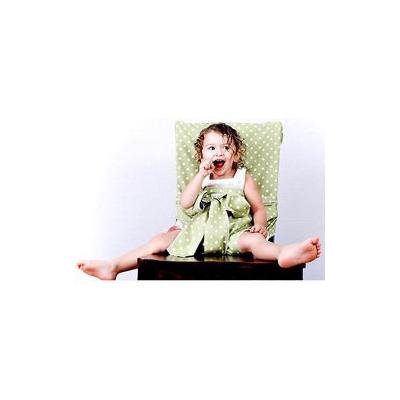 Tie Chair Travel High Chair-Color: Sage Dot