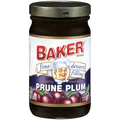Baker Prune Plum Fine Dessert Filling, 10 oz