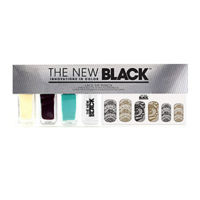 The New Black Lace the Punch 5-Piece Nail Color Set, 1 ea