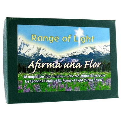 Flower Essence Services, Set of Range of Light Flower Cards Spanish 48 Cards