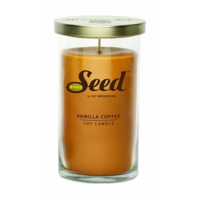 Soy Basics Seeds Soy Basics Seed Soy Candle, Vanilla Coffee, 18.5-Ounce