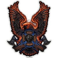 ERazorBits Apparel Volunteer Fire Eagle - Firefighter T-Shirt