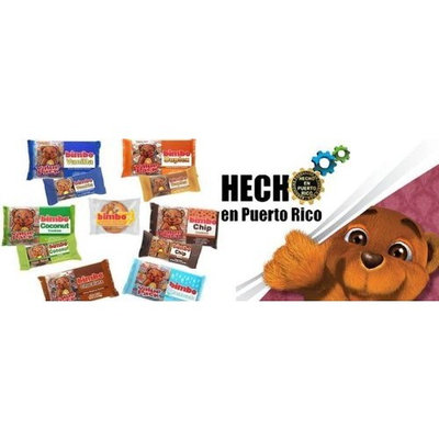 Dulzura Puertorriquena 5 Box of Bimbo Creme Sandwich Cookies (Mix)