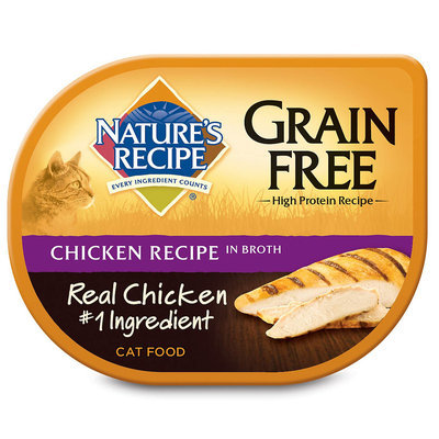 Nature's Recipe Grain Free Chicken Recipe in Broth Wet Cat Food