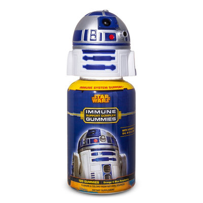 Us Nutrition Star Wars Immune Support Gummies 120ct: Special Edition R2D2 Topper