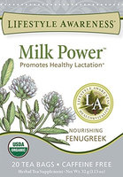 Lifestyle Awareness Organic Herbal Tea Milk Power 20 Tea Bags - Vegan