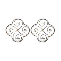 Elements Amber Gem Tea Light Sconces, Set of 2
