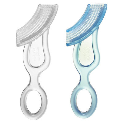 Baby Buddy 2-pk. Baby's 1st Toothbrush (Blue)