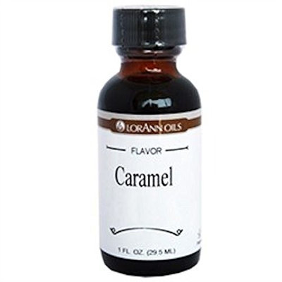 Lorann Oils LorAnn Artificial Flavoring Oils, Caramel Flavoring Oil, 1 oz Bottles, 4 pk