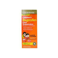 Ibuprofen Tablets Good Sense Children's Ibuprofen Oral Suspension, 100mg, Berry, 4 oz