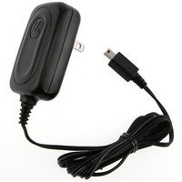 Motorola SPN5202 Factory Original Folding Prong Travel Chargers for Mini USB Phones - Retail Packaging - Black