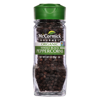 McCormick Gourmet™ Organic Black Peppercorns, Whole